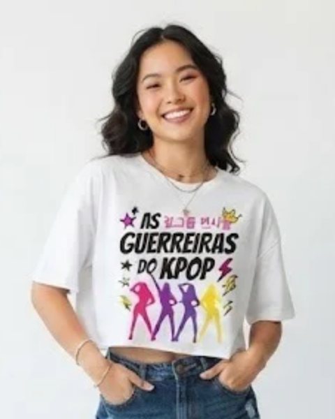 Camiseta Cropped Personalizável